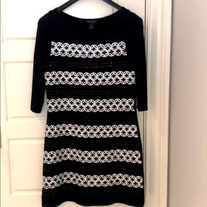 White House Black Market sequined knit dress